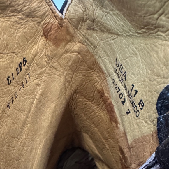 Johnny Ringo Black Crackle and Silver Crosses Heeled Boots - Picture 10 of 15